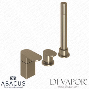 Abacus TBTS-057-3203 Ki Deck Mounted Bath Shower 3Th Brushed Nickel Spare Parts