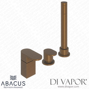 Abacus TBTS-058-3203 Ki Deck Mounted Bath Shower 3Th Brushed Bronze Spare Parts