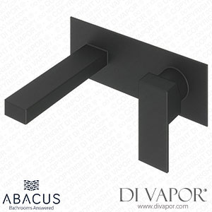 Abacus TBTS-265-1602 Plan Matt Black Wall Mounted Basin Mixer Tap Spare Parts