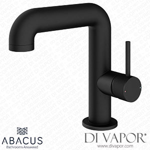 Abacus TBTS-445-1404 Iso Pro Matt Black Mono Basin Mixer Tap With Side Handle Spare Parts