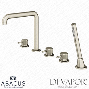 Abacus TBTS-447-3222 Iso Pro Deck Mounted 5Th Bath Shower Mixer Brushed Nickel Spare Parts