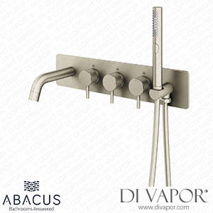 Abacus TBTS-447-3402 Iso Pro Thermo Concealed Bath Shower Mixer Brushed Nickel Spare Parts