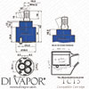 CDA TC15 Single Lever Cartridge