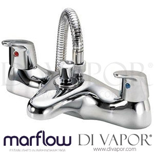 Marflow TC300K1 Trident Bath Shower Mixer with Single Flow Hand Shower Low Pressure CD Spare Parts