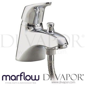 Marflow TC375K1S Trident Bath Shower Mixer with Single Flow Hand Shower Low Pressure CD Spare Parts