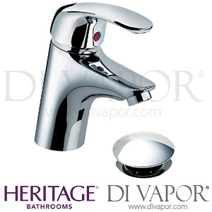 Heritage Caprieze Basin Mixer Clicker Waste Spare Parts