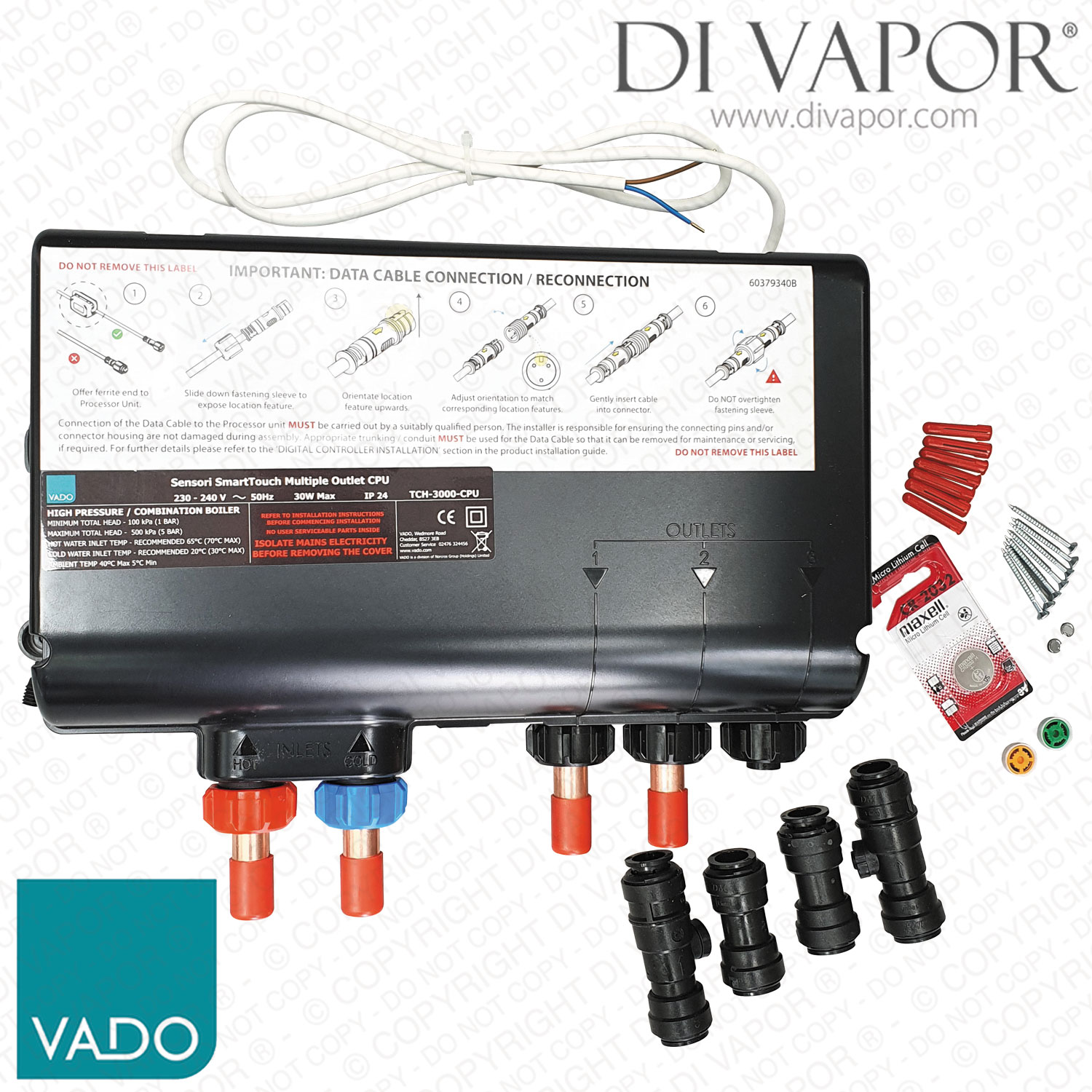 Vado TCH-3000-CPU SONSORI SMARTTOUCH CPU Control Box