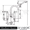 Hudson Reed Tec Lever Bath Shower Mixer Dimension