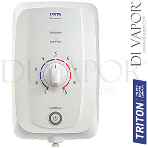 Triton TEOMND91 Omnicare Design 9.5kW Thermostatic Shower with Extended Kit Spare Parts