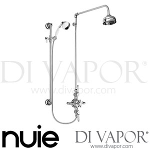 Nuie TEXSVRKIT Traditional Exposed Thermostatic Triple Shower Valve Spare Parts