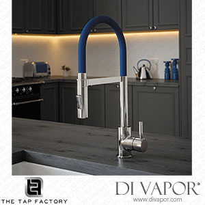 The Tap Factory TFVTSCP-SALAMANCABLUE Vibrance Tube Chrome Kitchen Tap Salamanca Blue Spare Parts