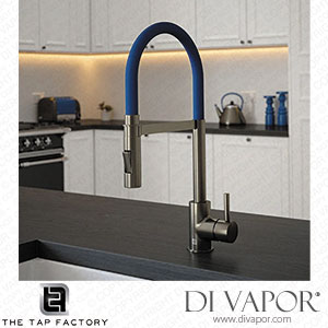 The Tap Factory TFVTSGUN-SALAMANCABLUE Vibrance Tube Gun Metal Kitchen Tap Salamanca Blue Spare Parts