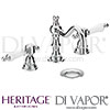 Heritage Glastonbury 3 Taphole Basin Mixer Bathroom Tap Spares