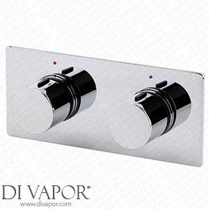 Venice Modern 1 Outlet Twin Round Concealed Shower Mixer Valve - Chrome - TI425CH Spare Parts