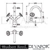 Hudson Reed Revolution Mono Basin Mixer Tap With Waste Dimensions