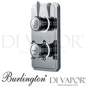 Burlington TK14 Classic 1910 Dual Outlet Bath / Shower Digital Shower Valve High Pressure Spare Parts