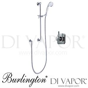 Burlington TK2 Classic 1910 Single Outlet Shower Set with Slide Bar Spare Parts