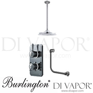 Burlington TK4CM Classic 1910 Dual Outlet Bath Shower Set Spare Parts