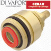 TEKA Cedar Hot Tap Cartridge with Collar Spare