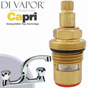 Tre Mercati Capri Deck Sink Hot Tap Cartridge Compatible Spare - TMC4856