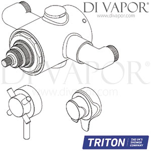 Triton TMDCOBY2 Dene Mini Concentric Built-In Mixer Shower Spare Parts