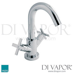 VADO Tonic Mono Basin Tap Mixer without Clic-clac Waste Spare Parts