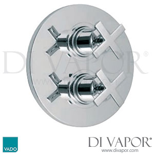 VADO Tonic 2 Handle Shower Valve Round Backplate Spares