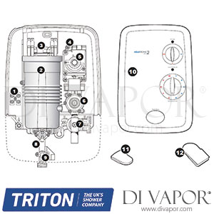 Triton Aquatronic 2 Plus - November 2008 - Electric Shower Spare Parts - TR DV 107 GEN1