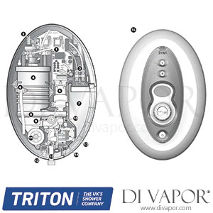 Triton Aspirante Topaz Electric Shower Spare Parts - TR DV 113