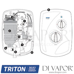 Triton Enlight Electric Shower Spare Parts - TR DV 137