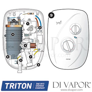 Triton Ivory III Electric Shower Spare Parts - TR DV 149