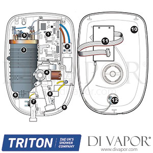 Triton Opal II Electric Shower Spare Parts - TR DV 165