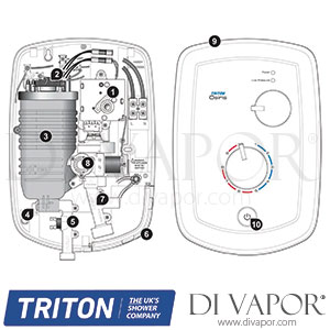 Triton Osiris Electric Shower Spare Parts - TR DV 167