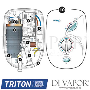 Triton Rapide 4 Plus Electric Shower Spare Parts - TR DV 175