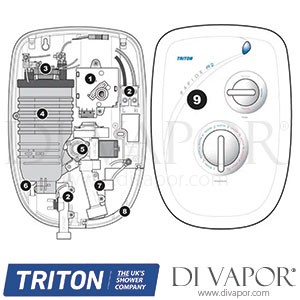 Triton Rapide R2 Electric Shower Spare Parts - TR DV 177