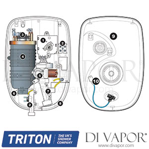 Triton Rapide R3 Electric Shower Spare Parts - TR DV 179