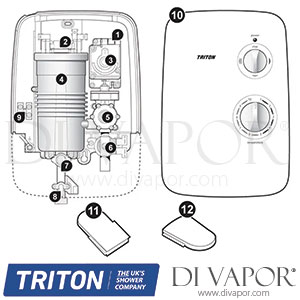 Triton Riba Electric Shower Spare Parts - TR DV 180