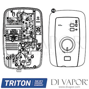 Triton Rosato Electric Shower Chrome/Black Spare Parts - TR DV 182