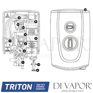 Triton Serres Electric Shower Spare Parts - TR DV 186