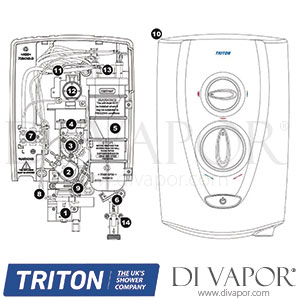 Triton T10 Electric Shower Spare Parts - TR DV 188