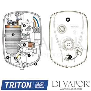 Triton T80xr Electric Shower Eco Spare Parts - TR DV 204