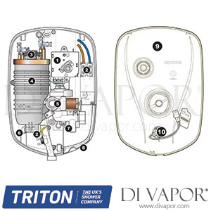 Triton T80xr Electric Shower Spare Parts - TR DV 206