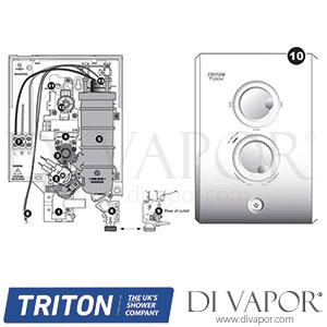 Triton T80Z Electric Shower - Eco Spare Parts - TR DV 208