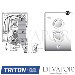 Triton T80Z Electric Shower Spare Parts - TR DV 210