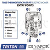 Triton T80Z TR-DV-277 Electric Diagram Spare