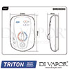 Triton TR-DV-280 Electric Diagram Spare