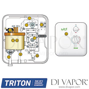 Triton Amber II Shower Spare Parts - TR DV 582