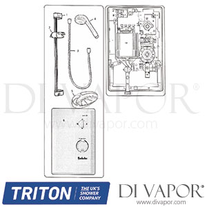 Triton Barbados Shower Spare Parts - TR DV 590