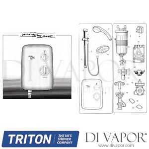 Triton Desire Shower Spare Parts - TR DV 599