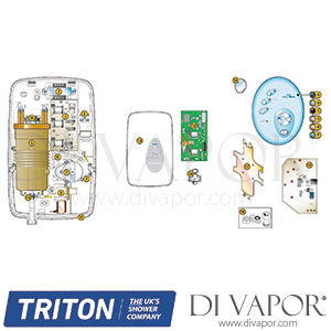 Triton Colourwave Remote Shower Spare Parts - TR DV 600